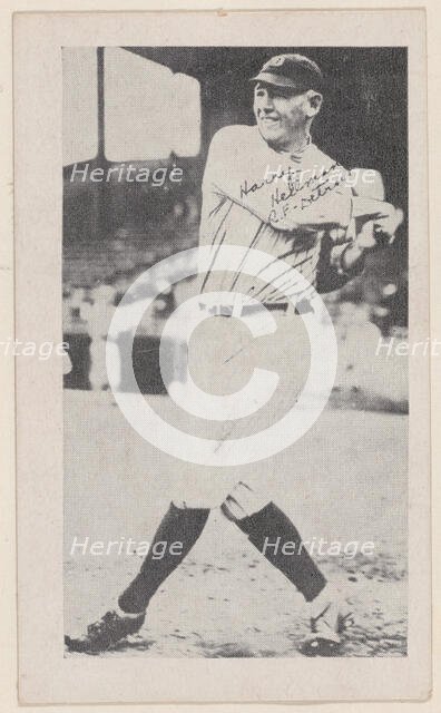Harry Heilmann, R.F, Detroit, from Baseball strip cards (W575-2), ca. 1921-22. Creator: Unknown.