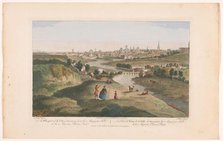 View of the city of Dublin as seen from Phoenix Park, 1753. Creator: James Mason.