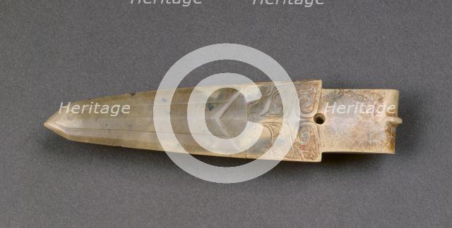 Ceremonial Dagger-Axe with Animal Masks (Ge), c. 1600-1050 BC. Creator: Unknown.