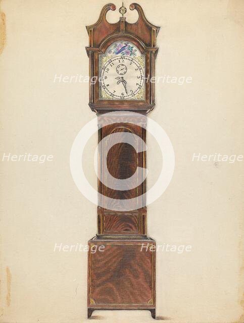 Clock, c. 1935. Creator: Ruth Bialostosky.