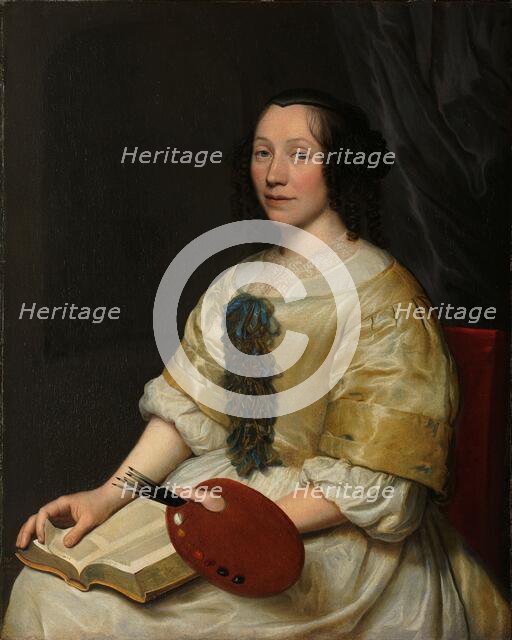 Maria van Oosterwijck (1630-93). Flower painter, 1671. Creator: Wallerant Vaillant.