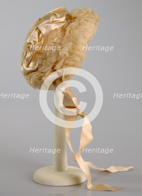 Bonnet, American, ca. 1895. Creator: Unknown.