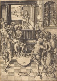 Christ before Pilate, c. 1480. Creator: Israhel van Meckenem.