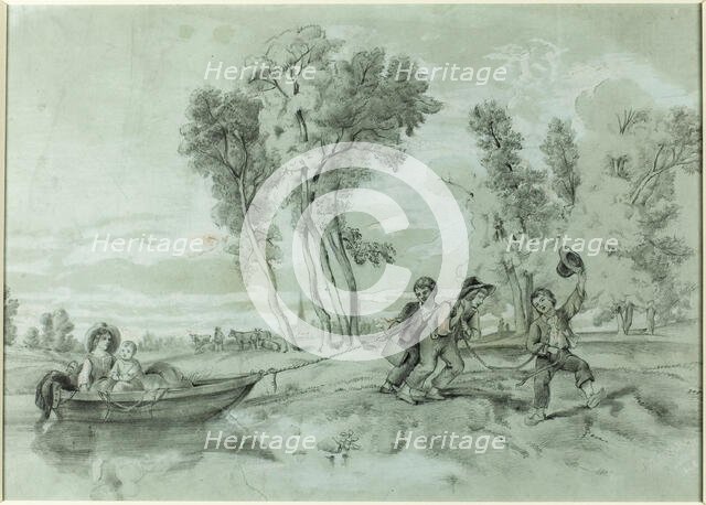 A Country Scene, July 1848. Creator: John La Farge.