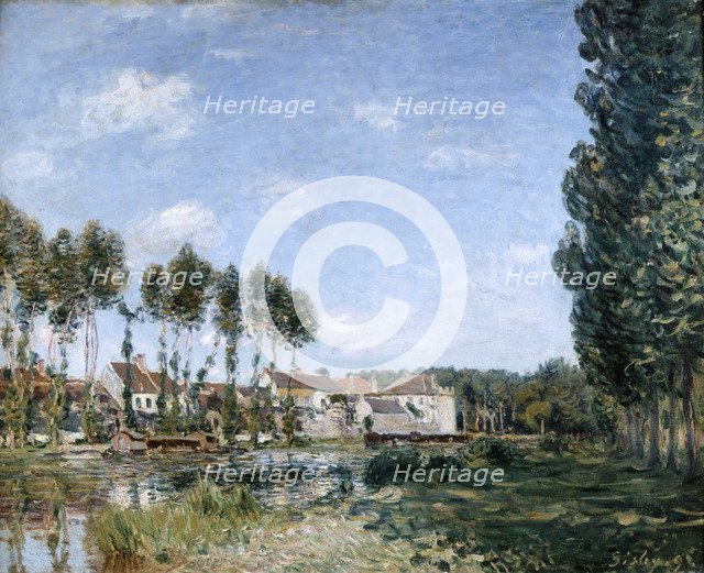 'Moret, on the Banks of the Loing', 1892. Artist: Alfred Sisley