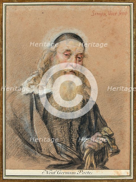 Portrait of the poet Louis de Neufgermain (1574-1662).