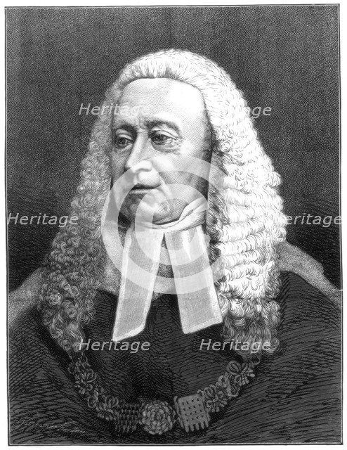 Sir Alexander Cockburn, 12th Baronet, Lord Chief Justice of England, 1875. Artist: Unknown