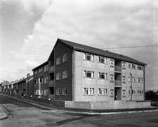 Housing project, Mexborough, South Yorkshire, 1962. Artist: Michael Walters