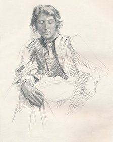 'Study in Lead Pencil', c1897. Artist: Joseph Syddall.