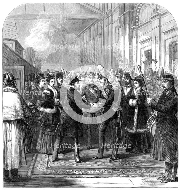 Marriage of the Duke of Edinburgh: arrival of the Prince and Princess of Wales, St. Petersburg, 1874 Creator: Unknown.