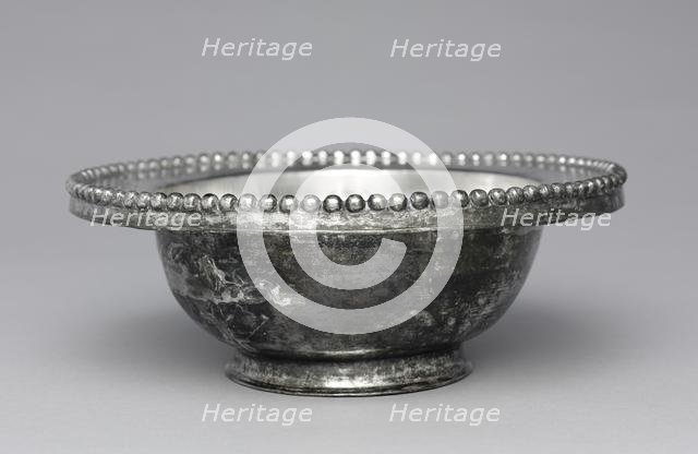 Bowl with Beaded Rim, 300-500. Creator: Unknown.