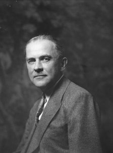 Symington, Thomas H., Mr., portrait photograph, between 1928 and 1942. Creator: Arnold Genthe.