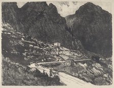 The Shining Rocks, Delphi, 1913. Creator: Joseph Pennell.