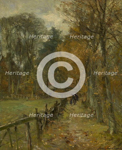 The Side of the Meadow, c1880-1940. Creator: Franz Courtens.