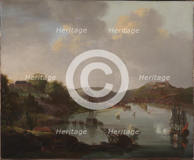View of Frederikshald, Norway, 1790-1799. Creator: Christian August Lorentzen.