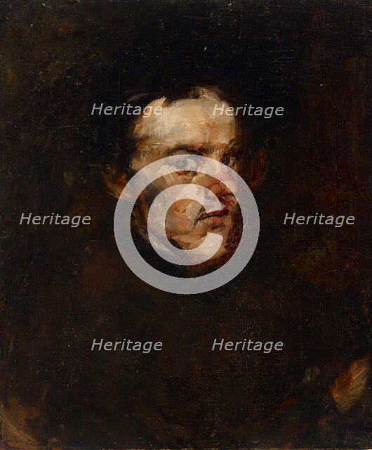 Portrait Sketch (Charles H. Freeman), date unknown. Creator: Joseph Frank Currier.