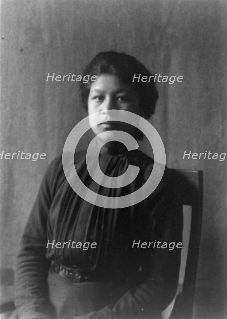 Indian student at Hampton Institute, Hampton, Va, 1899 or 1900. Creator: Frances Benjamin Johnston.