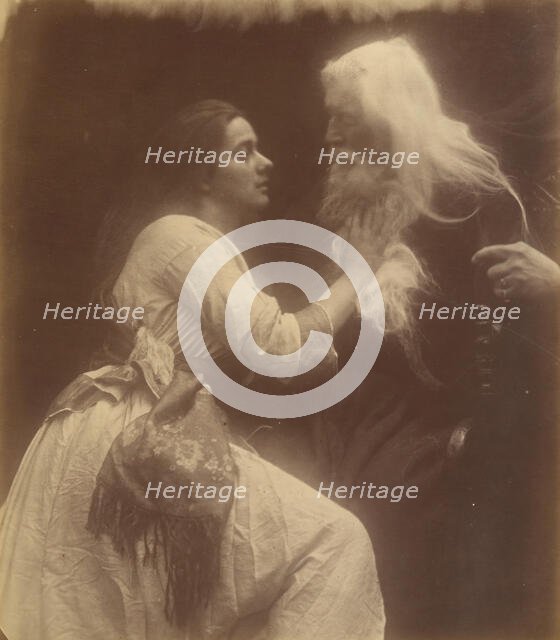 Vivien and Merlin, September 1874 . Creator: Julia Margaret Cameron.