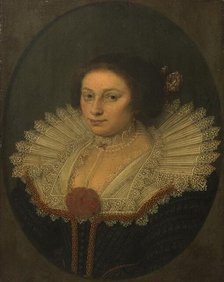 Portrait of Aertje Witsen  (1599-1652), 1626. Creator: David Bailly.