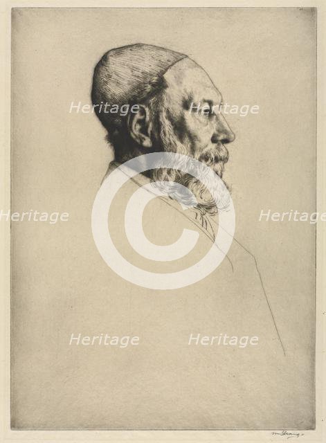 Frederick Goulding, 1906. Creator: William Strang (British, 1859-1921).