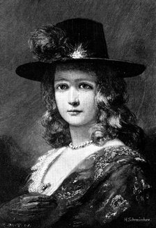 "Veronica" - by H. Schmiechen, 1890.  Creator: Richard Bong.