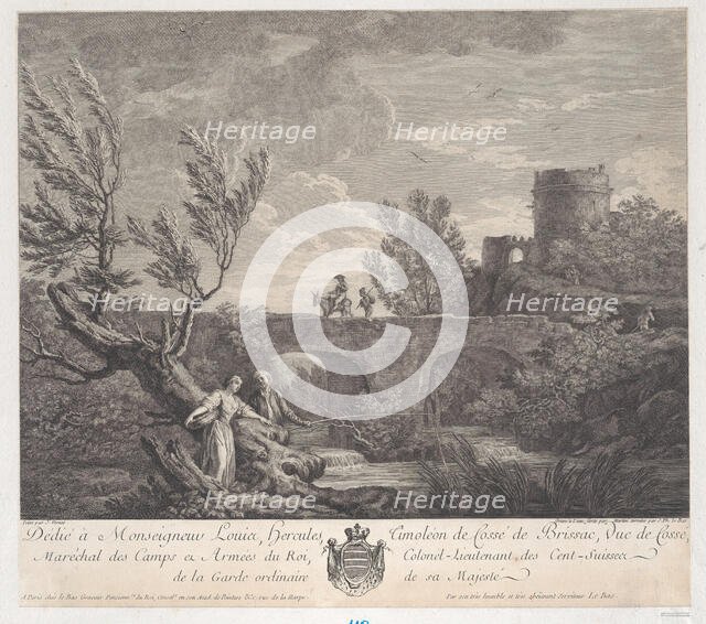 The Village Fountain, ca. 1750-1800. Creator: Pietro Antonio Martini.