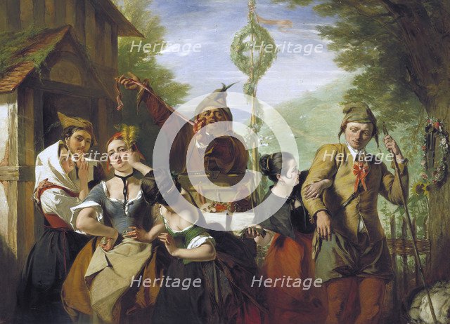 'Scene from The Winter's Tale', 1845. Artist: Augustus Leopold Egg