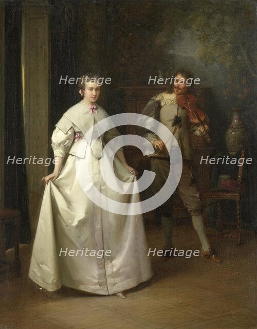 The Dance, 1870. Creator: Aime Gabriel Adolphe Bourgoin.