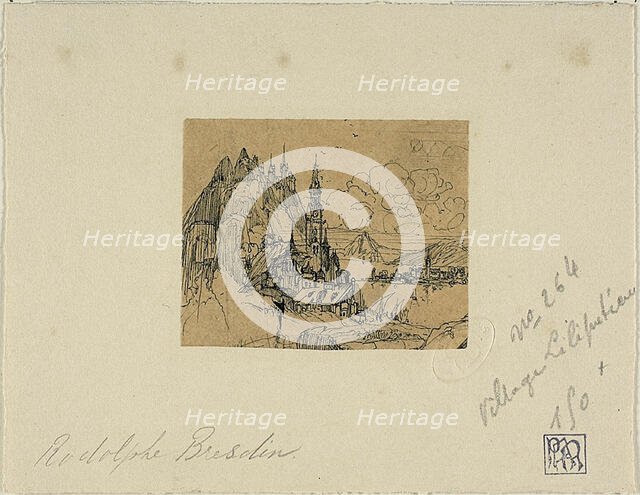 The Lilliputian Village, n.d. Creator: Rodolphe Bresdin.