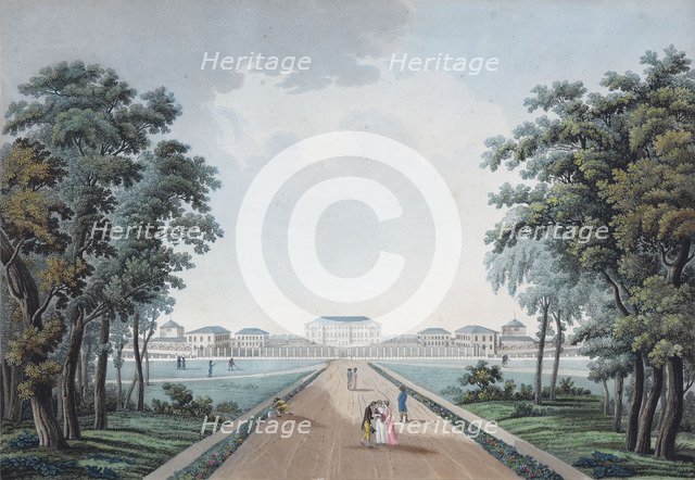 View of the Palace of Kurakin's Estate "Nadezhdino", c1800.