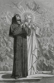 The Divine Comedy, (1307-1321): The Paradise, 1888.  Creator: Jean Edouard Dargent.