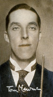 Tom Newman, Billiards champion, 1935. Artist: Unknown