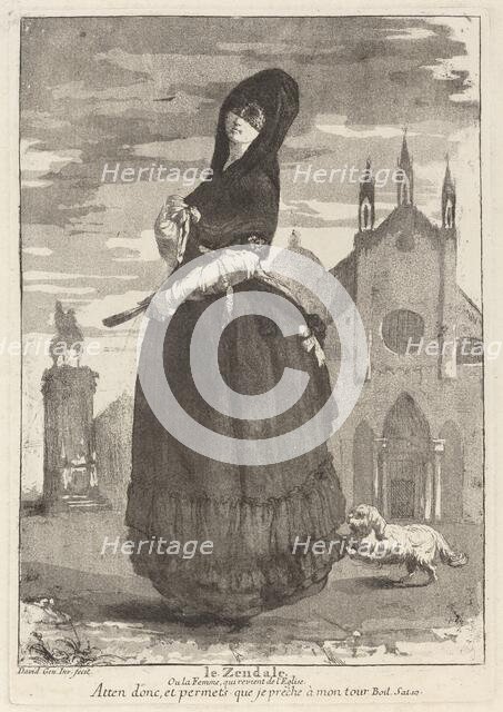 Le Zendale, 1775. Creator: Giovanni David.