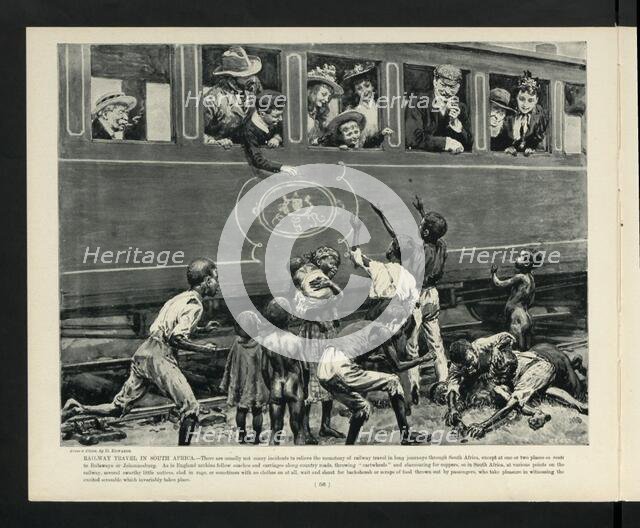 Railway Travel in South Africa, c1900?. Creator: Unknown.