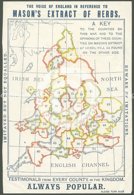 Newball & Mason Extract of Herbs, 1890s. Artist: Unknown