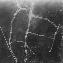 'La preparation de l'offensive de la Somme; destruction des tranchees ennemies, 1.La..., 1916. Creator: Unknown.