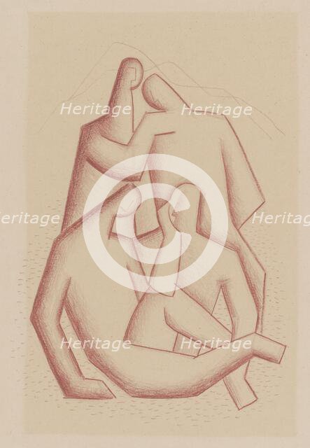 Sad Bandits, 1935-1936. Creator: Mikulas Galanda.