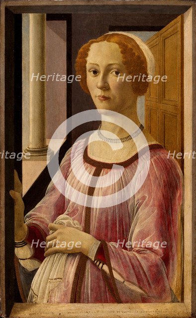 Portrait of Smeralda Bandinelli, ca 1475. Artist: Botticelli, Sandro (1445-1510)