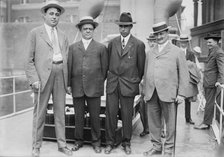 Jas. J. Brady, Ury Woodson, B. Sullivan, B.F. Mitchell, 1913. Creator: Bain News Service.