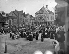 Queen Victoria's jubilee celebrations, Market Place, Wallingford, Oxfordshire, 1879. Artist: Henry Taunt