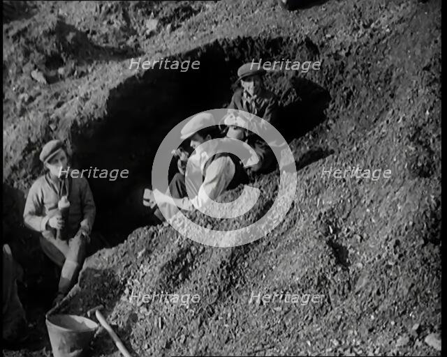 Male Miners Continuing To Strike, 1926. Creator: British Pathe Ltd.