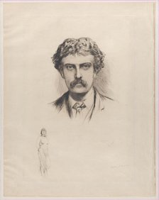 Portrait of Cecil Lawson, 1882. Creator: Hubert von Herkomer.
