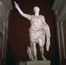 Statue of the Roman Emperor Augustus, 1st century BC. Artist: Unknown