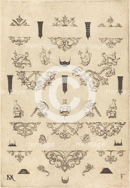 Eleven Different Studs and Twenty-Three Ornaments, 1593. Creator: Daniel Mignot.