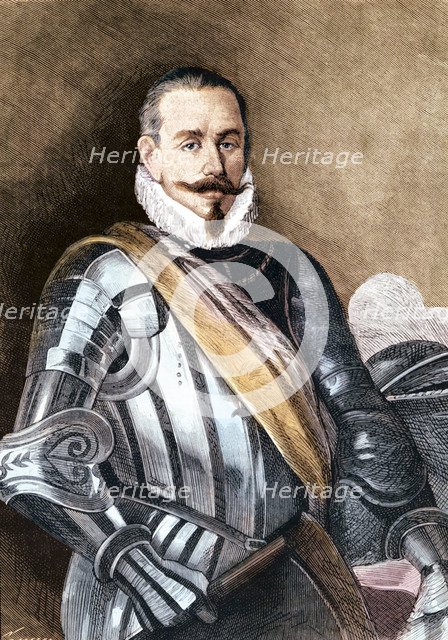 Pedro de Valdivia, 1892. Artist: Anonymous  