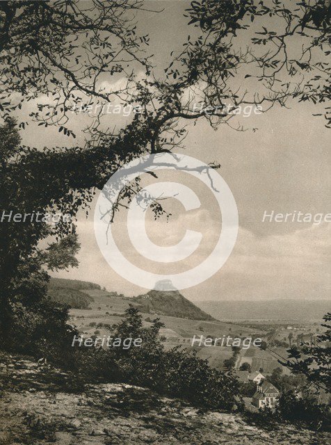 'View of the Hohenkrahen from the slopes of the Hotentwiel', 1931. Artist: Kurt Hielscher.