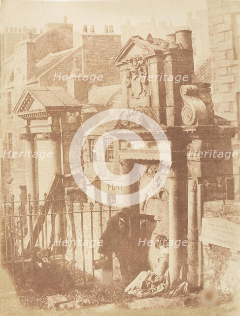 Edinburgh. Greyfriars' Churchyard, 1843-47. Creators: David Octavius Hill, Robert Adamson, Hill & Adamson.
