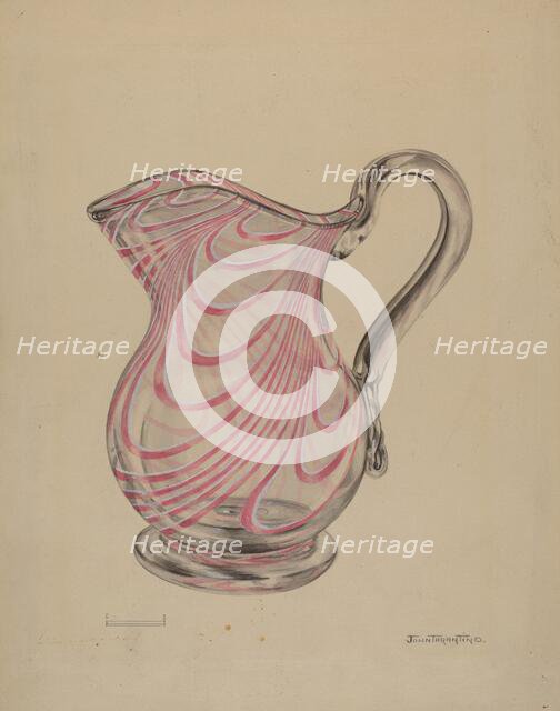 Cream Pitcher, c. 1936. Creator: John Tarantino.