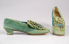 Slippers, American, 1870-75. Creator: Unknown.