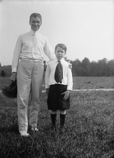 Newton Diehl Baker, Secretary of War, with Son, 1913. Creator: Harris & Ewing.